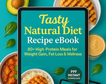 Best High Protein Meal Plan PDF | Weight Gain & Fat Loss Diet eBook | Clean Eating Recipes for Muscle