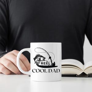 Reel Cool Dad Tasse |Vatertag Geschenk| Perfektes Geschenk für Papas Angeln