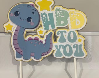 Dinosaur Cake Topper