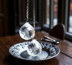 30 Pièces Cristaux à Suspendre - Prismes Attrape-soleil 20mm/22mm, Pour Fenêtres, Lustres, Jardin, Mariages