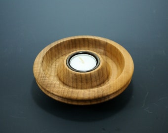 Tea Candle Holder made from Maple H3097