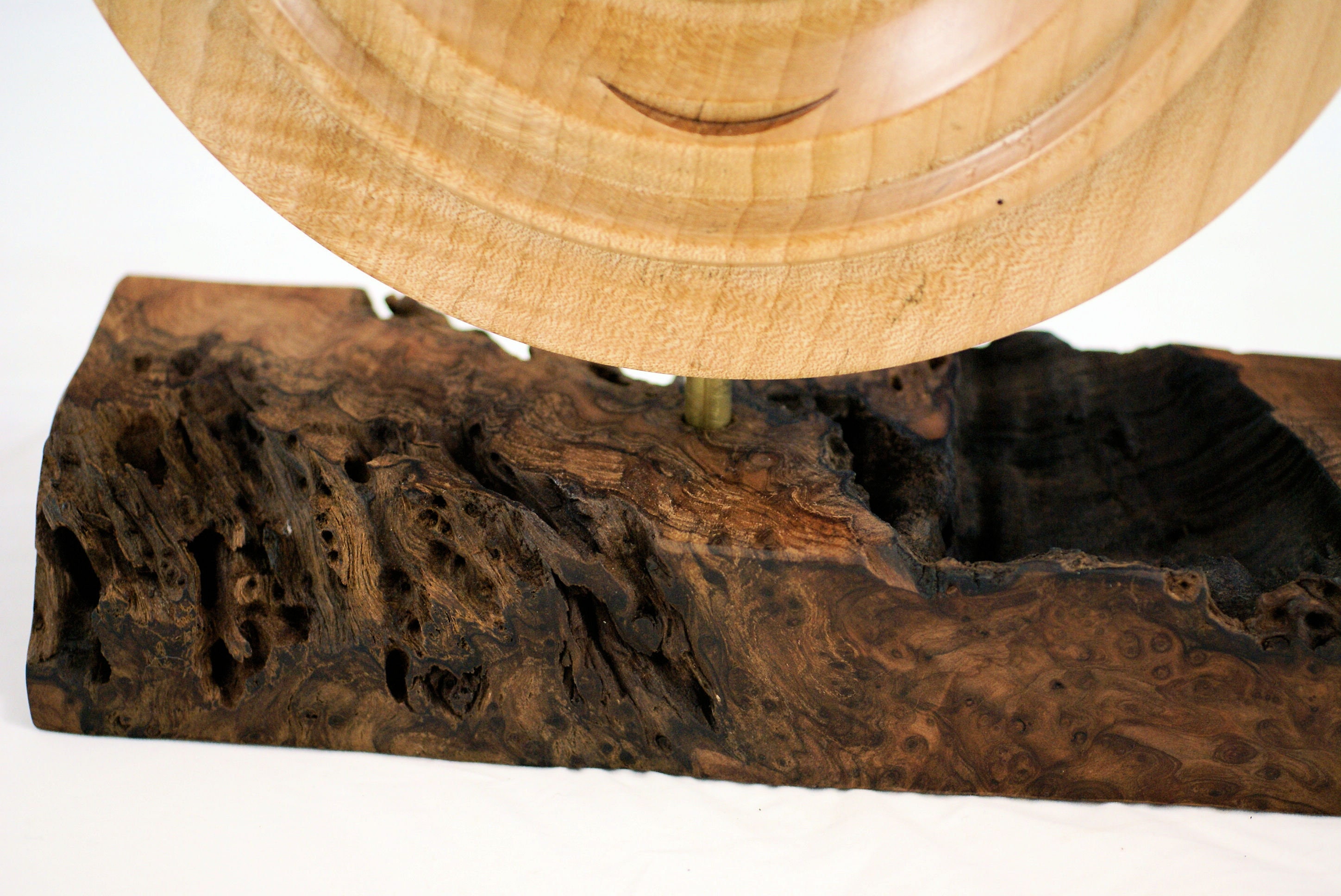 Wood Art Gallery Display Unique Wooden Art Center Piece Etsy