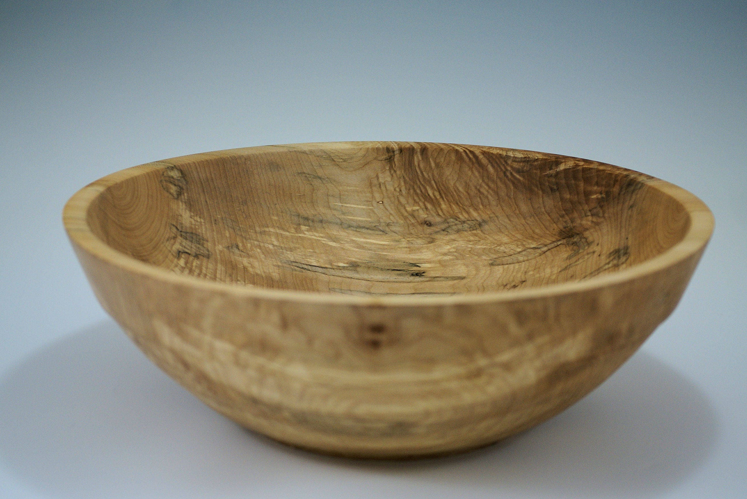 Large Wooden Salad Bowl Party Size Wood Hand Made Gallery Photo