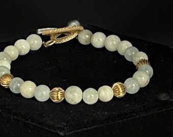 Aquamarine Bracelet - 8"