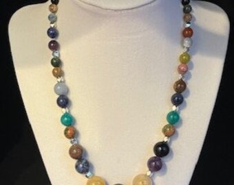 Necklace of Many Colors - Assorted Gemstone