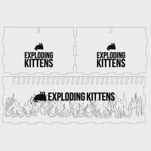 Exploding Kittens - Scatola Premium di stoccaggio (1 slot) immagine 2