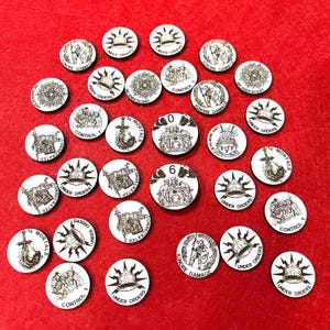Gratis Cities Warhammer-markörer, laserskurna MDF-skivor (graverade spelmarkörer)