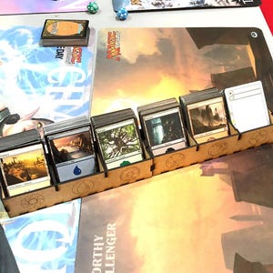 Magic The Gathering Land Station Deck Box (Slots for Lands and Tokens)