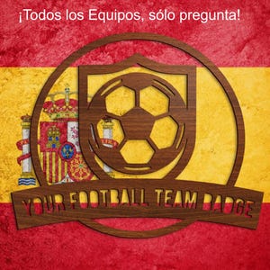 Spanish Football Teams  Badges - 3D Picture - Elegance and Passion on your Wall – Stylish & Passionate Decor