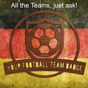 Football  German Teams  Badges - 3D Picture - Elegance and Passion on your Wall – Stylish & Passionate Decor