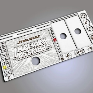 Imperial Assault Player Board, Star Wars (Hero Cards & Tokens)