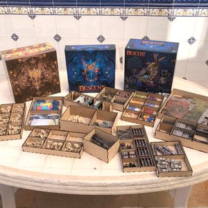 Descent 3rd Edition Organizer Insert - Laser-Cut MDF Storage Set