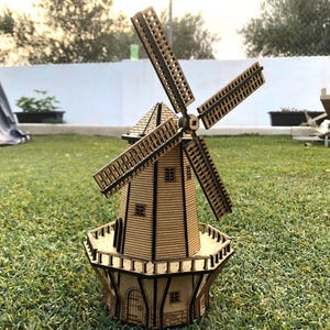 Dutch Windmill for Wargames - 15mm/H0 Scale