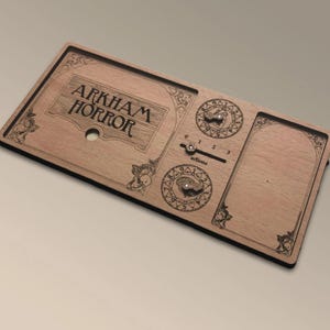 Arkham Horror Player Board: Clock Version (Compact MDF Panel)