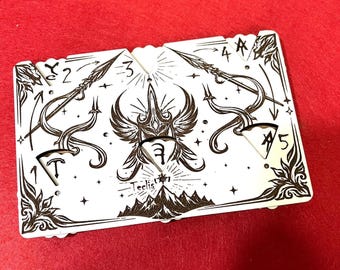 Battle Runes Tracker for Light Elves: Engraved Game Dial Set