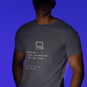 Dad Code T-Shirt: Funny JavaScript Programmer Father's Day Gift