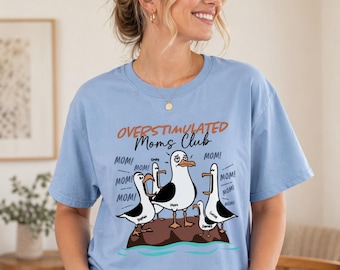 Seagull Mom Mom Mom - Personalized Shirt - Funny Mother's Day Gift For Mom