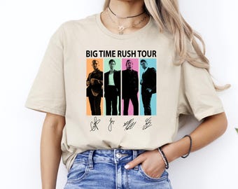 Big Time Rush Tour Shirt, BTR Concert Fan Tee, Graphic T-Shirt,gift for her