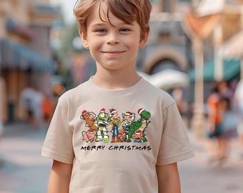 Toy Story Christmas Shirt, Disney Holiday Tee, Kids Christmas Gift,Personalized gift,Gift for her,Graphic tee,gift for her