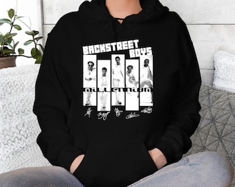 Backstreet Boys Millennium Concert Hoodie, Unisex 90s Pop Merch Sweatshirt