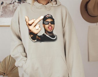 Chris Brown Breezy Tour Hoodie, Music Fan Apparel, Unisex Cotton Polyester Blend
