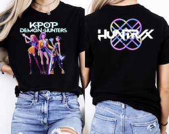 T-shirt graphique Kpop Demon Hunters, vêtements de fan Huntrix