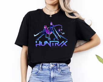 T-shirt graphique Huntrix Kpop Demon Hunters, T-shirt unisexe, vêtements de concert