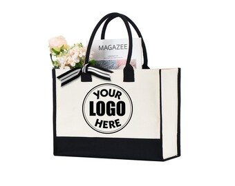 Sac fourre-tout avec logo personnalisé, photo ou texte personnalisés