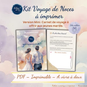 Reisetagebuch für die Flitterwochen – Kurzfassung – Original-Hochzeitsgeschenk PDF zum Ausdrucken – Aktivitäten für Flitterwochenpaare – Hochzeits-Souvenir