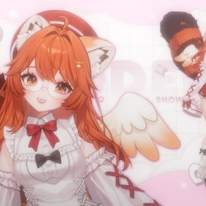 Free for a Limited Time!) Amber the Red Panda Angel Vtuber ...