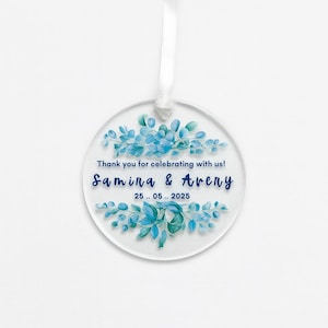 Personalized Wedding Favors, Bulk Wedding Ornaments, Ornaments for guests, Custom Ornaments, Acrylic Wedding Favors, Your Logo Ornaments