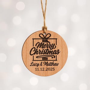 Personalized Christmas Ornament – Custom Xmas Decoration – Holiday Decor – Unique Christmas Gift – Christmas Tree Decoration