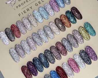 Saga Fiery Gel Light-colored gel polish 9 ml