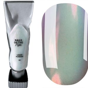 Płynny proszek jednorożec opal syrena aurora proszek zdobienie paznokci manicure Paznokcie Nocy