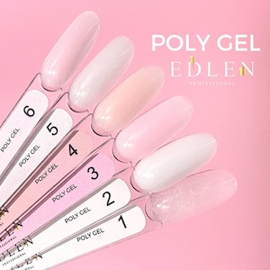 Poly gel Edlen 15, 30 ml Gel de pasta sólida multifuncional