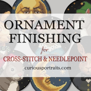Needlepoint Finishing Service by Hand - Cross-Stitch Finishing - Ornament Finishing - Fast Processing