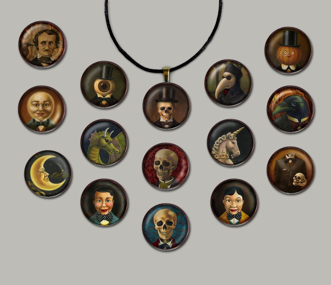 Confezione Da 20 Ciondoli Testa Di Corvo Steampunk, Lega Argentata Retro, 35x13 Mm