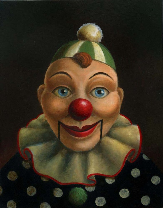 clown ventriloquist dummy