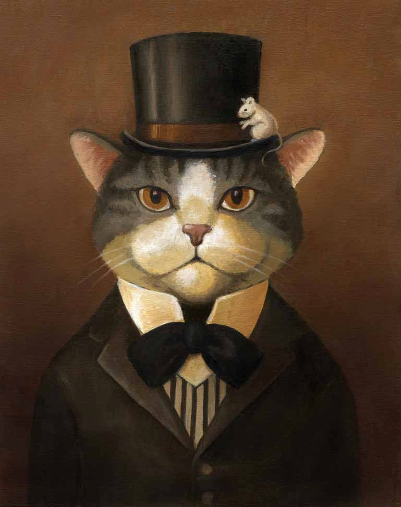 Кот джентльмен. Коты в шляпах. Кот во фраке.