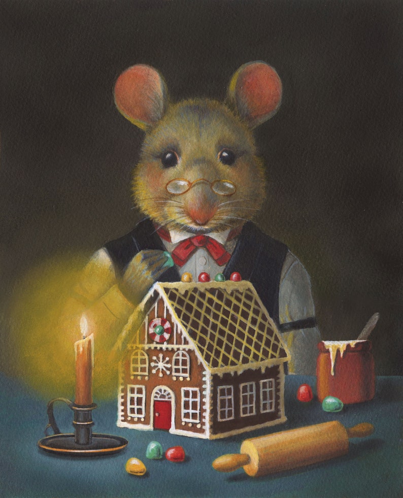 Nutcracker Ballet Mouse King Christmas Print image 5