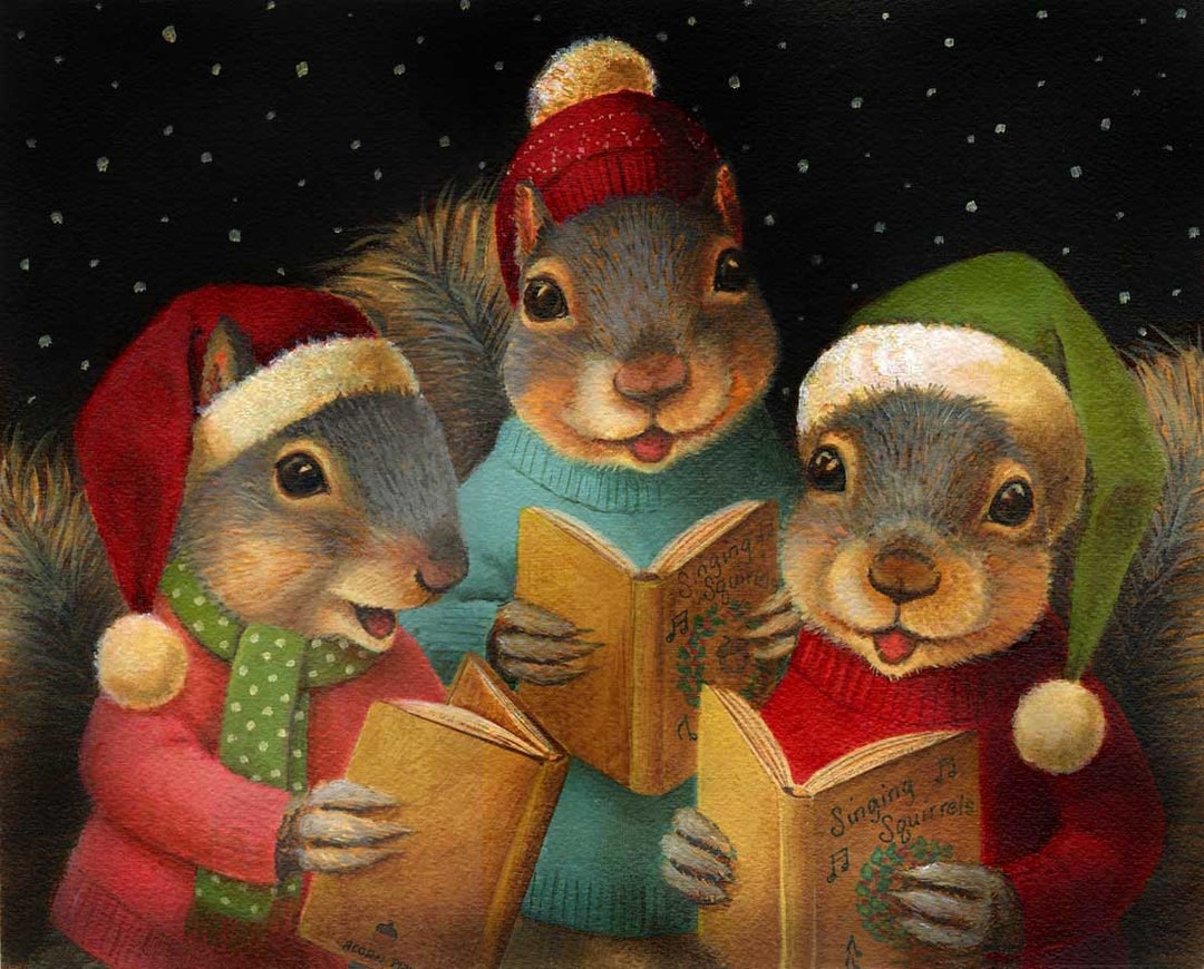 Christmas Squirrel Pictures 