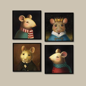 Nutcracker Ballet Mouse King Christmas Print image 6