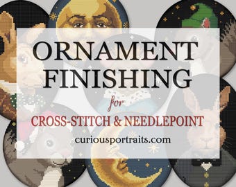 Needlepoint Finishing Service by Hand - Cross-Stitch Finishing - Ornament Finishing - Fast Processing
