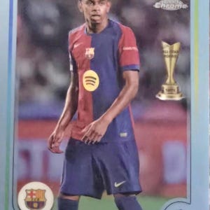 Lamine Yamal BARCELONA Future Stars Trio! Pau Cubarsi, Fermin Lopez RC Lot Topps Chrome 24/25