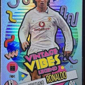 Cristiano Ronaldo Vintage Vibes Legend Topps Match Attax 2024-2025