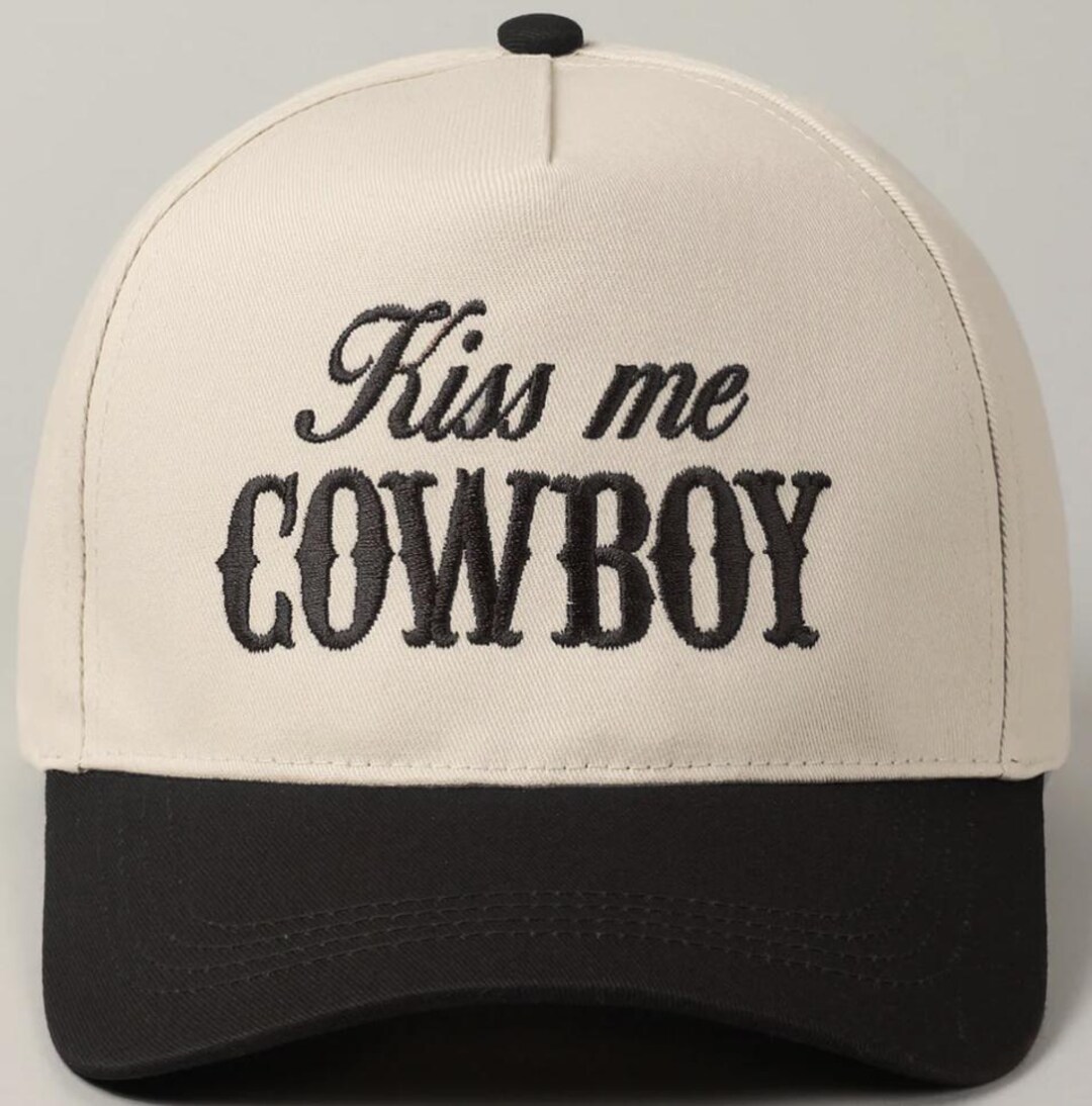 Kiss Me Cowboy Camo Trucker Hat main image 1