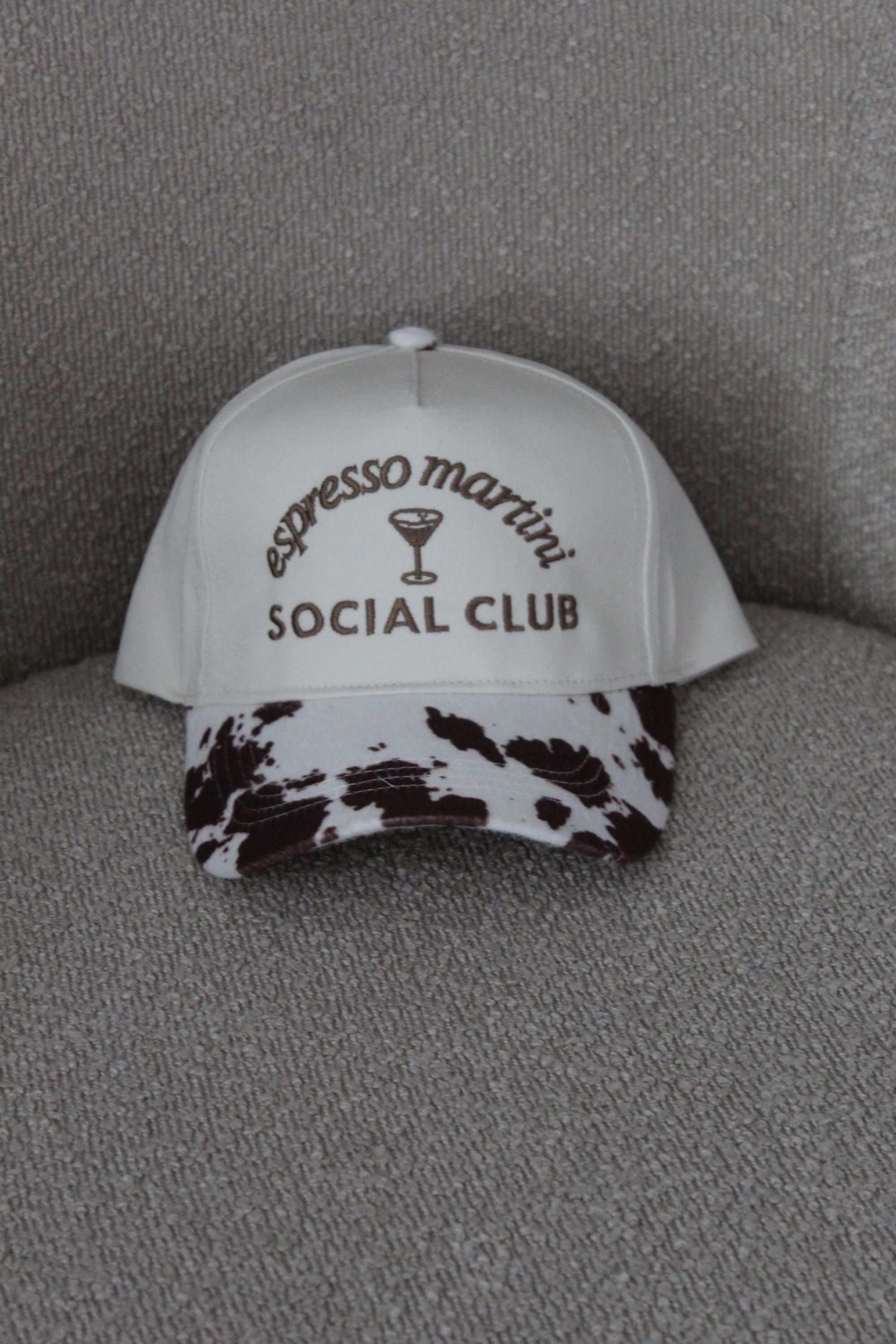 Espresso Martini Social Club | Custom Hat - Etsy display picture 1