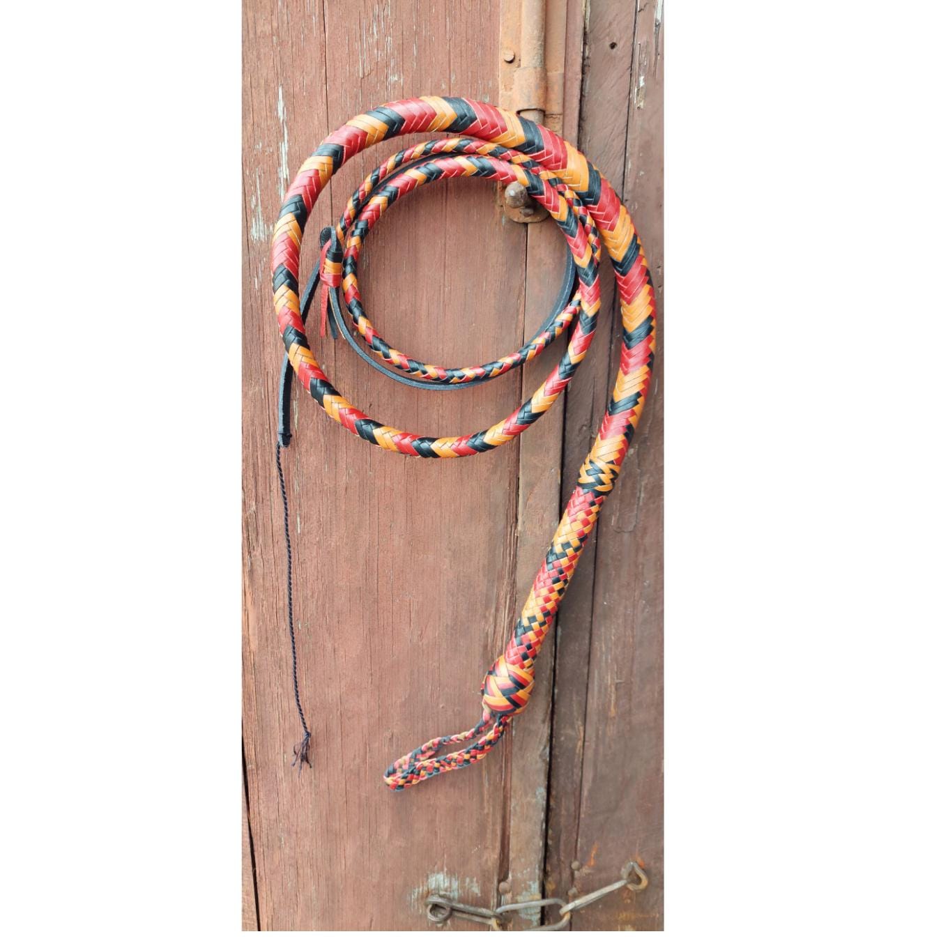 ハンドメイドのブルウィップ牛革 4フィート～10フィート