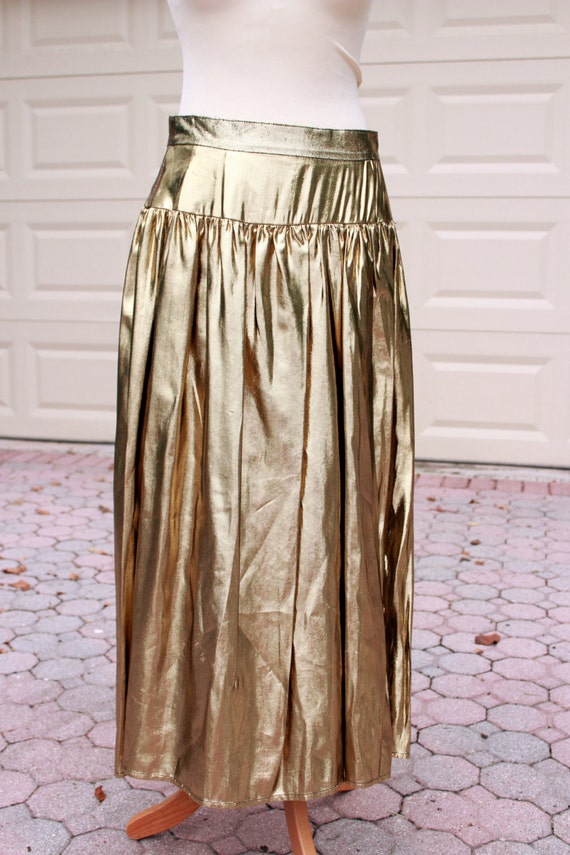 Golden Gal Metallic Skirt