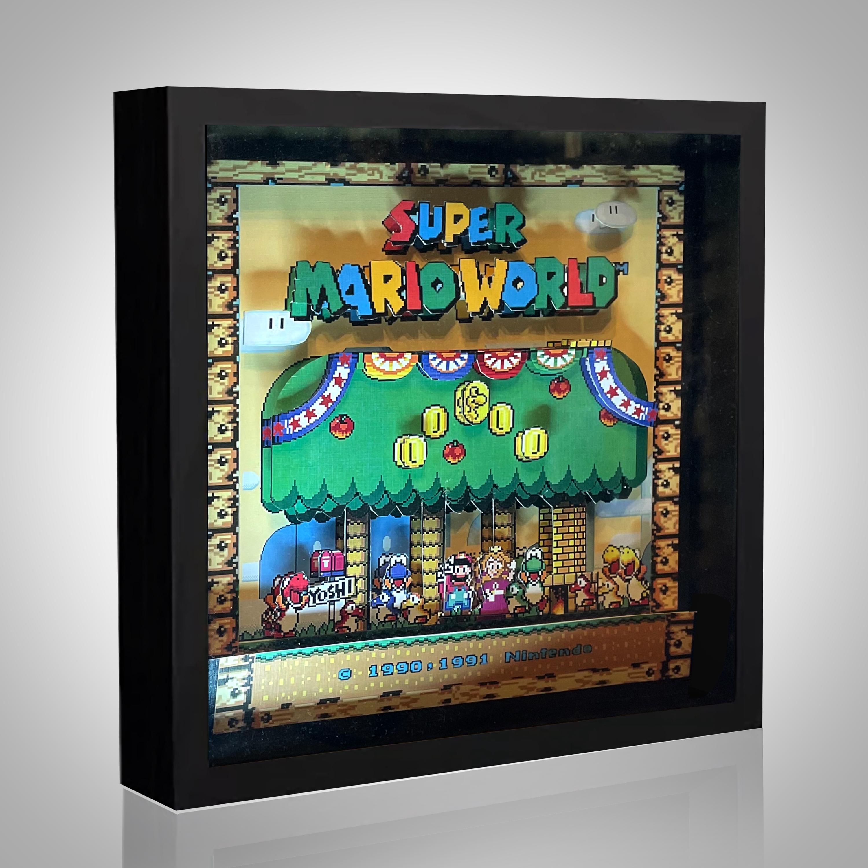 Retrogame Shadowbox Frame Super Mario World